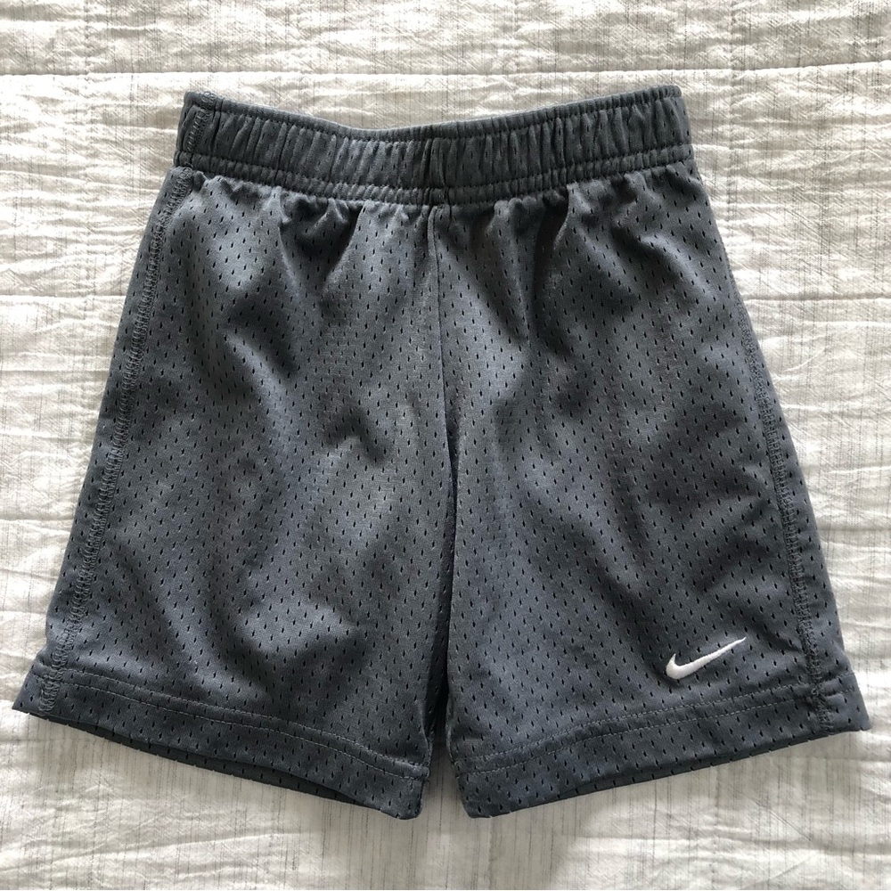 Nike Gray Mesh Shorts, 4T